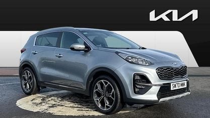 Używany Kia Sportage GT-Line 177 KM (130 kW) 2021 Srebrny SUV