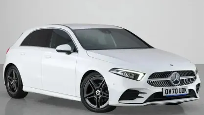 Used Mercedes A180 Executive 116 HP (85 kW) 2020 White Hatchback