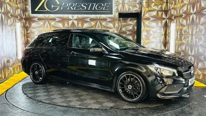 Used Mercedes CLA220 AMG line 170 HP (125 kW) 2019 Black Coupe