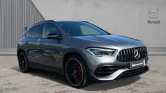 Mountain grey metallic Used 2021 Mercedes GLA45 AMG SUV | £41,393 (Fair price)