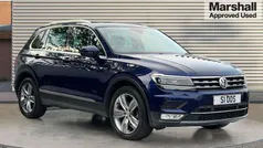 Blue Used 2017 VW Tiguan SEL SUV | £14,329 (Fair price)