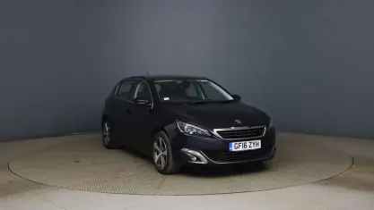 Used Peugeot 308 Allure 131 HP (96 kW) 2016 Blue Hatchback