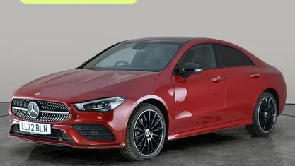 Used Mercedes CLA250e AMG Line Premium Plus 218 HP (160 kW) 2022 Red Sedan