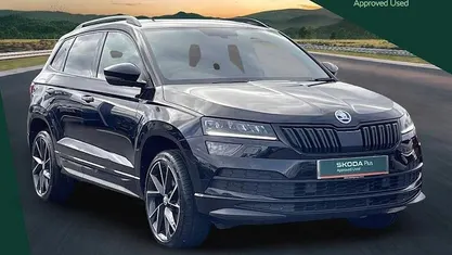 Black Used 2021 Skoda Karoq SportLine SUV | £19,901 (Fair price)