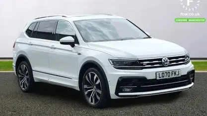 Used VW Tiguan Allspace R-line 150 HP (110 kW) 2021 White SUV