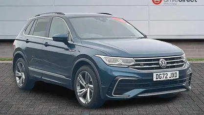 Used VW Tiguan R-line Edition 150 HP (110 kW) 2022 Blue SUV