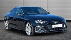 Mythos black Used 2022 Audi A4 S-Line Sedan | £24,295 (Fair price)
