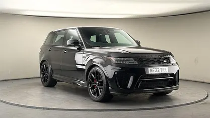 Used Land Rover Range Rover Sport SVR 575 HP (422 kW) 2021 Santorini black SUV