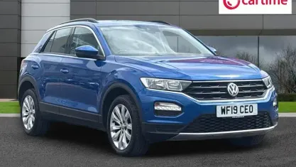 Used VW T-Roc SE 150 HP (110 kW) 2019 Blue SUV