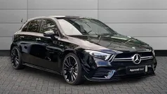 Black Used 2022 Mercedes A35 AMG Premium Plus Hatchback | £29,495 (Fair price)