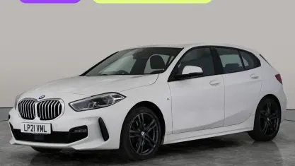 Used BMW 118 M Sport 136 HP (100 kW) 2021 White Hatchback