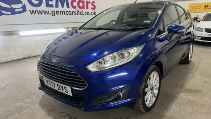Used Ford Fiesta Titanium 101 HP (74 kW) 2017 Blue Hatchback