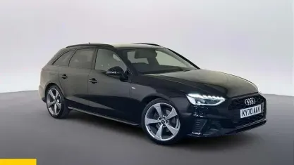 Used Audi A4 Black Edition 163 HP (119 kW) 2020 Black Estate