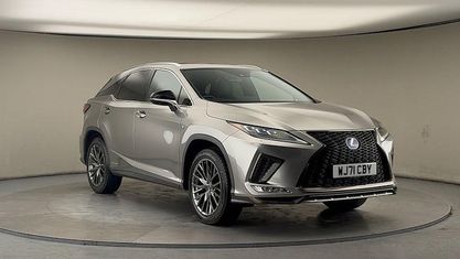 Usado Lexus RX450h Sport Line 313 CV (230 kW) 2021 Plateado SUV