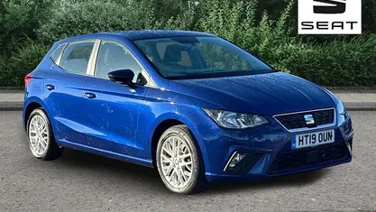 Used Seat Ibiza SE 95 HP (69 kW) 2019 Mystery blue Hatchback
