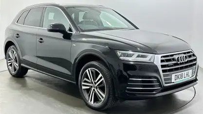 Used Audi Q5 S-Line 190 HP (139 kW) 2018 Black SUV