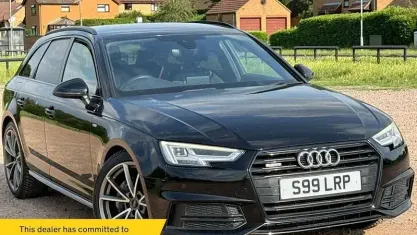 Used Audi A4 S-Line 190 HP (139 kW) 2017 Black Estate