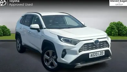 Used Toyota RAV4 Hybrid 218 HP (160 kW) 2020 White SUV