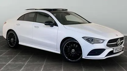 White Used 2022 Mercedes CLA220 AMG Line Premium Plus Sedan | £25,995 (Fair price)