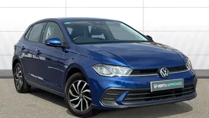 Used VW Polo Life 95 HP (69 kW) 2023 Blue Hatchback