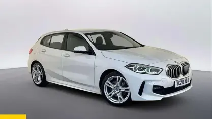 Used BMW 118 M Sport 140 HP (102 kW) 2020 White Hatchback