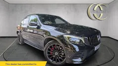 Black Used 2018 Mercedes GLC250 AMG line Coupe | £23,475 (A bit pricey)