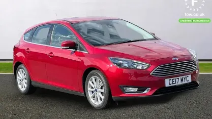 Used Ford Focus Titanium 150 HP (110 kW) 2017 Red Hatchback
