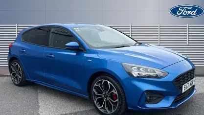 Used Ford Focus ST-Line X 155 HP (114 kW) 2021 Blue Hatchback