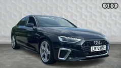 Black Used 2022 Audi A4 S-Line Sedan | £25,160 (Fair price)