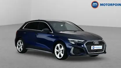 Used Audi A3 Sportback S-Line 110 HP (80 kW) 2024 Blue Hatchback