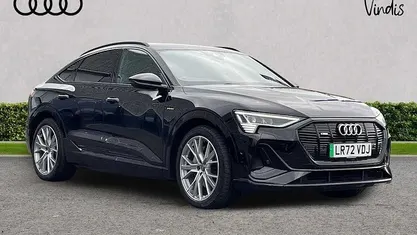 Black Used 2022 Audi e-tron Sportback Black Edition SUV | £29,250 (Fair price)