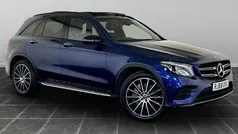 Blue Used 2018 Mercedes GLC250 AMG line Estate | £21,595 (Fair price)