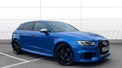 Used Audi RS3 Sport 400 HP (294 kW) 2019 Blue Sedan