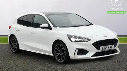 Used Ford Focus ST-Line X 155 HP (114 kW) 2021 White Hatchback