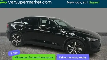 Begagnad Polestar 2 Standard Range Single Motor 164 kW (224 HK) 2021 Svart Halvkombi