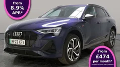 Blue Used 2022 Audi e-tron Black Edition SUV | £31,195 (Fair price)