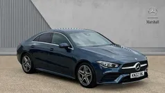 Blue Used 2022 Mercedes CLA220 AMG line Sedan | £22,346 (Fair price)