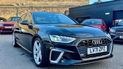 Used Audi A4 S-Line 163 HP (119 kW) 2021 Black Sedan