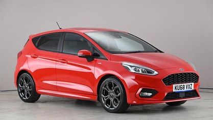 Używany Ford Fiesta ST-Line X 140 KM (102 kW) 2018 Czerwony Hatchback