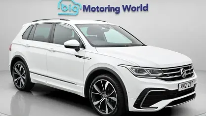 Used VW Tiguan R-line 150 HP (110 kW) 2021 White SUV