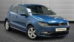 Blue Used 2017 VW Polo Match Hatchback | £9,995 (Fair price)