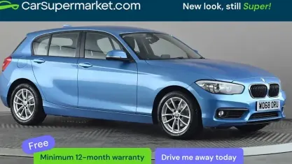 Begagnad BMW 118 136 HK (100 kW) 2019 Blå Halvkombi