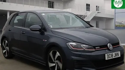 Used VW Golf VII GTI 230 HP (169 kW) 2018 Blue Hatchback