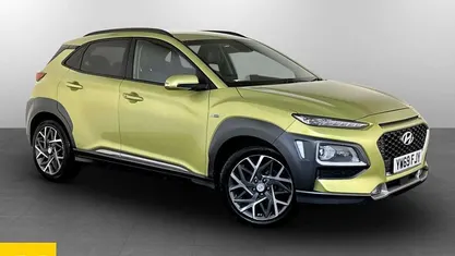 Used Hyundai Kona Premium SE 141 HP (103 kW) 2020 Yellow SUV