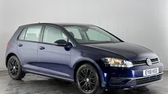 Blue Used 2018 VW Golf VII SE Hatchback | £13,300 (Fair price)