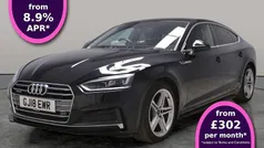 Black Used 2018 Audi A5 Sportback S-Line Hatchback | £16,583 (Fair price)