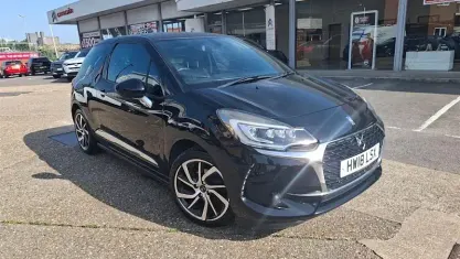 Used DS Automobiles DS3 110 HP (80 kW) 2018 Black Hatchback
