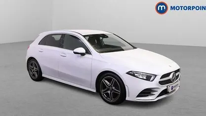 White Used 2020 Mercedes A180 AMG line Hatchback | £17,599 (Fair price)