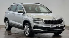 Brilliant silver metallic New 2024 Skoda Karoq SE Drive SUV | £23,795 (Fair price)