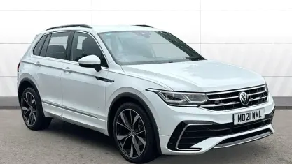 Used VW Tiguan R-line 150 HP (110 kW) 2021 White SUV